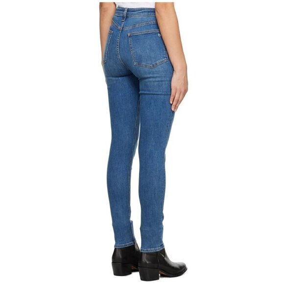 Rag & Bone Medium Wash Nina High Rise Skinny Jeans W28L29 - Picture 2 of 10